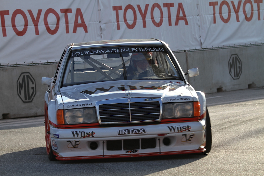 Kurt Thiim er still going strong. Var dog handicappet, fordi han skulle dele bilen med ejeren, og fik derfor alt for lidt tid til at træne.
(Foto: Motorsporten.dk)